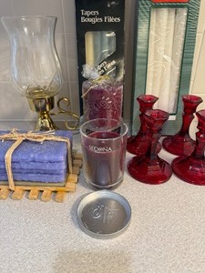 lot 30 image: Candle Holders, New Candles