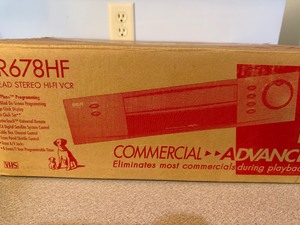 lot 67 image: RCA 4 Head Stereo Hi-Fi VCR w Remote and Box