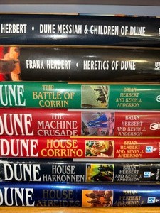 lot 91 image: Books - Dune, Please See Pictures for Titles