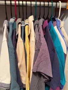 lot 107 image: Newton, Kansas LongShort Sleeved Shirts, Smalls (8) and Medium (6)