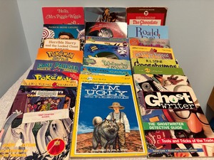 lot 206 image: Vintage Books - Pokemon and More, Please See Pictures for Titles