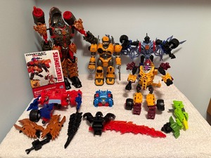 lot 216 image: Action Figures, Transformers
