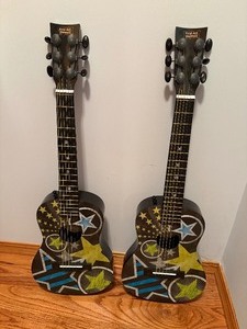 lot 219 image: Acoustic Guitars, One is Missing a String