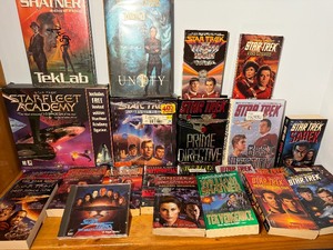 lot 130 image: Star Trek Computer Game and Books
