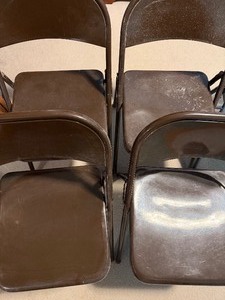 lot 136 image: Metal Chairs (5)