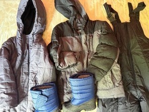lot 151 image: Kids Jackets, Ski Pants and Boots