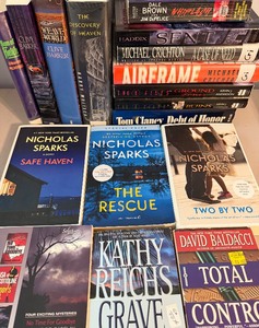 lot 163 image: Books - Hard and Soft Cover, X-Files, Nicholas Sparks and More, Please See Pictures for Variety