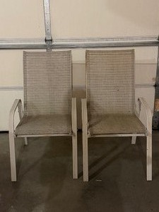 lot 400 image: Patio Chairs