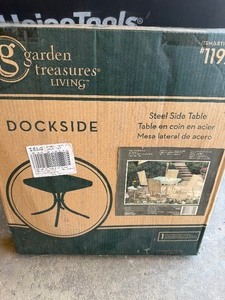 lot 403 image: Steel Side Table, New in Box