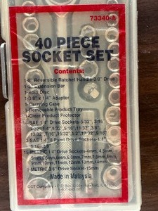 lot 434 image: Socket Set
