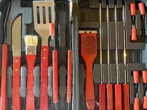 lot 435 image: Backyard BBQ Grill Set, New in Case