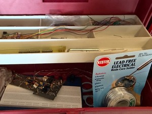 lot 437 image: Plastic Tool Box w Contents