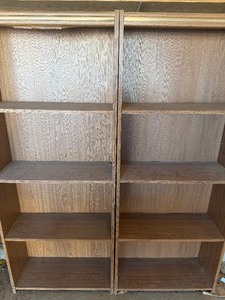 lot 446 image: Shelves (2), Used in Garage, Please See Pictures for Measurements