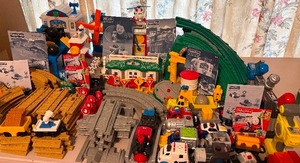 lot 234 image: Vintage Fisher-Price GeoTrax
