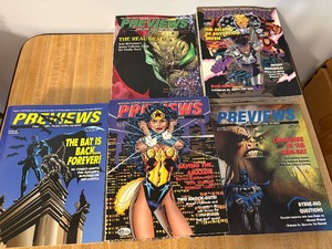 lot 243 image: Previews Comic Magazines