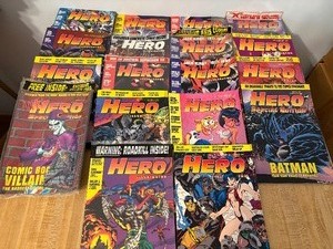 lot 250 image: Hero Illustrated Magazines, Some Still Sealed