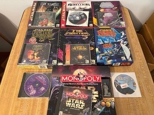 lot 261 image: Star Wars Trading Card and Computer Games
