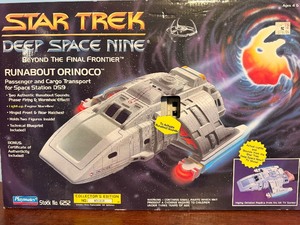 lot 132 image: Star Trek Deep Space Nine Runabout Orninoco, Box is TapedSealed