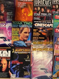 lot 134 image: Star Trek Magazines, TV Guides and More