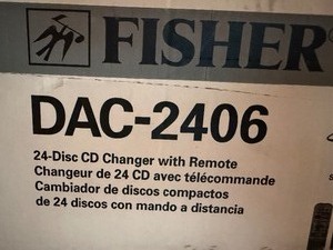 lot 300 image: Fisher DAC-2406 Compact Disk Changer