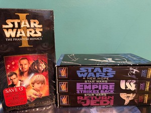 lot 318 image: VHS Tapes - Star Wars