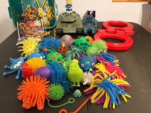 lot 367 image: Squishy Toys, Vintage Tank and MORE