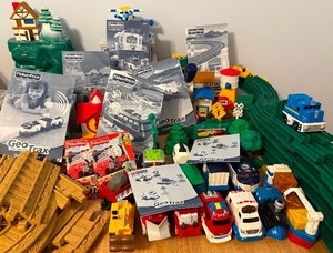 lot 233 image: Vintage Fisher-Price GeoTrax