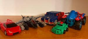 lot 348 image: Misc Toy Vehicles, Captain America, Spider-Man and More