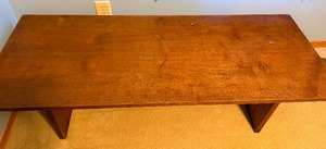 lot 758 image: Wood Coffee Table