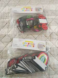 lot 67 image: 26-Count Dry Erase Attendance Magnets Set
