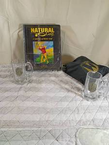 lot 101 image: Natural Golf Instructional DVD and Glasses Set