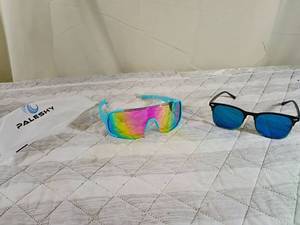 lot 114 image: Paleshy Sport Sunglasses Set 2 pair new