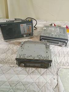 lot 128 image: Emerson Weather Band Radio and Pioneer Car Stereo Lot