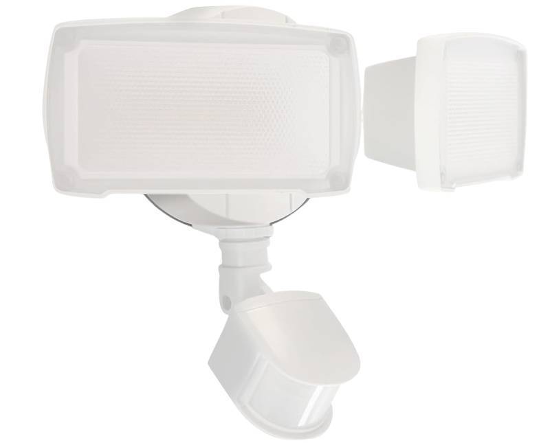 lot 44725 image: 19W LED Security Lights Motion Sensor Light Outdoor, 2000LM Motion Flood Light, 5000K, IP65 Waterproof, 2 Adjustable Head Motion Detector Security Light for Exterior, Outside, Garage, Yard(White) - Retail $30