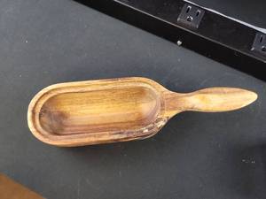 lot 3563 image: Handcrafted Wooden Scoop
