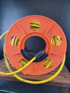 lot 3568 image: Extension Cord Storage Reel Organizer