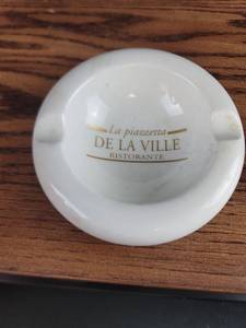 lot 3616 image: La Piazzetta De La Ville Restaurant Ashtray