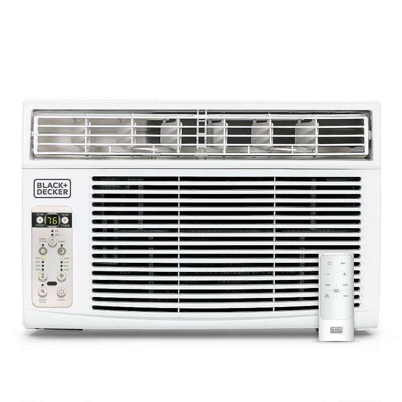 lot 34 image: BLACKDECKER BD12WT6 Window Air Conditioner 12 000 BTU  Cools up to 550 Square feet  White - Retail $299