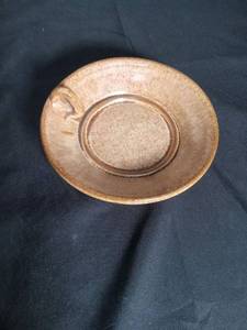 lot 3003 image: Handcrafted Stoneware Tea Saucer
