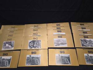 4 complere sets of World War II 50th Anniversary Commemorative Series Collection stamps 1941-1945