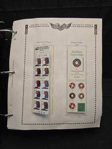 lot 3105 image: US Postal Service Stamp Collection Album 1998-2007