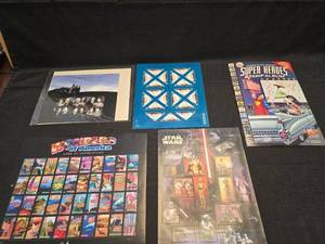 lot 3108 image: Commemorative Stamp Collection Bundle - Civil Rights, Star Wars, Superheroes, and Wonders of America