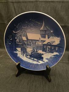 lot 3133 image: B&G Denmark The Pastors Christmas Decorative Plate