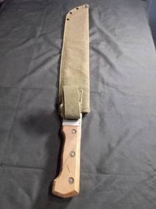 Tramontina Brasil Military Machete with Canvas Sheath