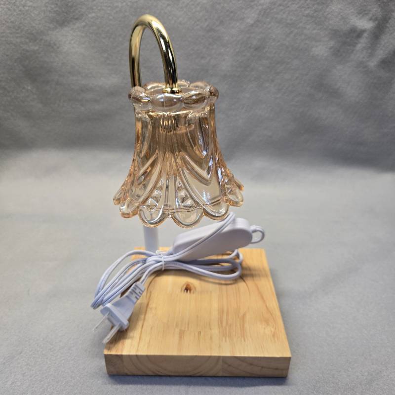 lot 187 image: Crystal Glass LED Table Lamp with Remote Control
