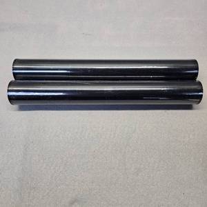 lot 280 image: Black Heat Transfer Vinyl Roll with Instructions - 2pk