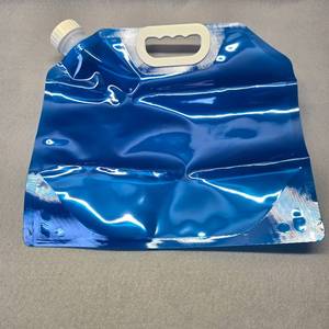 lot 291 image: Portable Water Container Set with Storage Bags 4pk