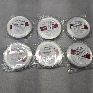 lot 298 image: Stretch Elastic Floss - 0.7mm Professional Beading Cord - 6pk