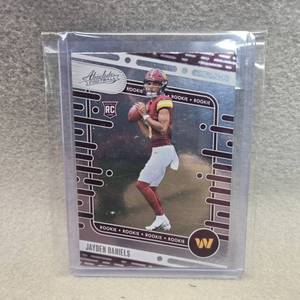 lot 318 image: 2024 Absolute Football Jayden Daniels Rookie Card