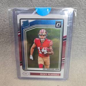 lot 320 image: 2024 Donruss Optic Ricky Pearsall 49ers Rookie Card